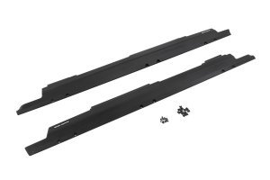 Jeep Wrangler Unlimited Rocker Sill Plates - Rough Country - Trail Cladding - '07-'18